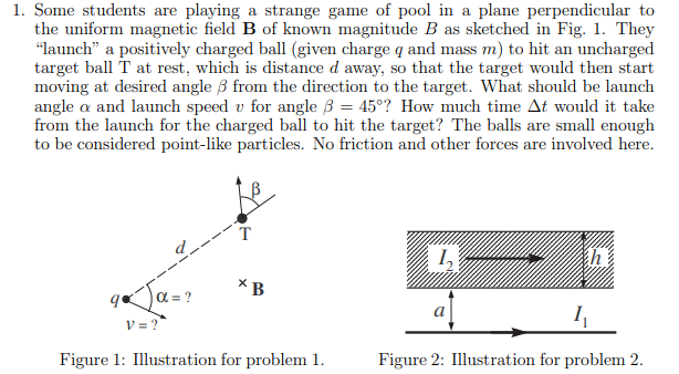Physics Pool Problem Solved Some students are playing a strange game of pool in a | Chegg.com