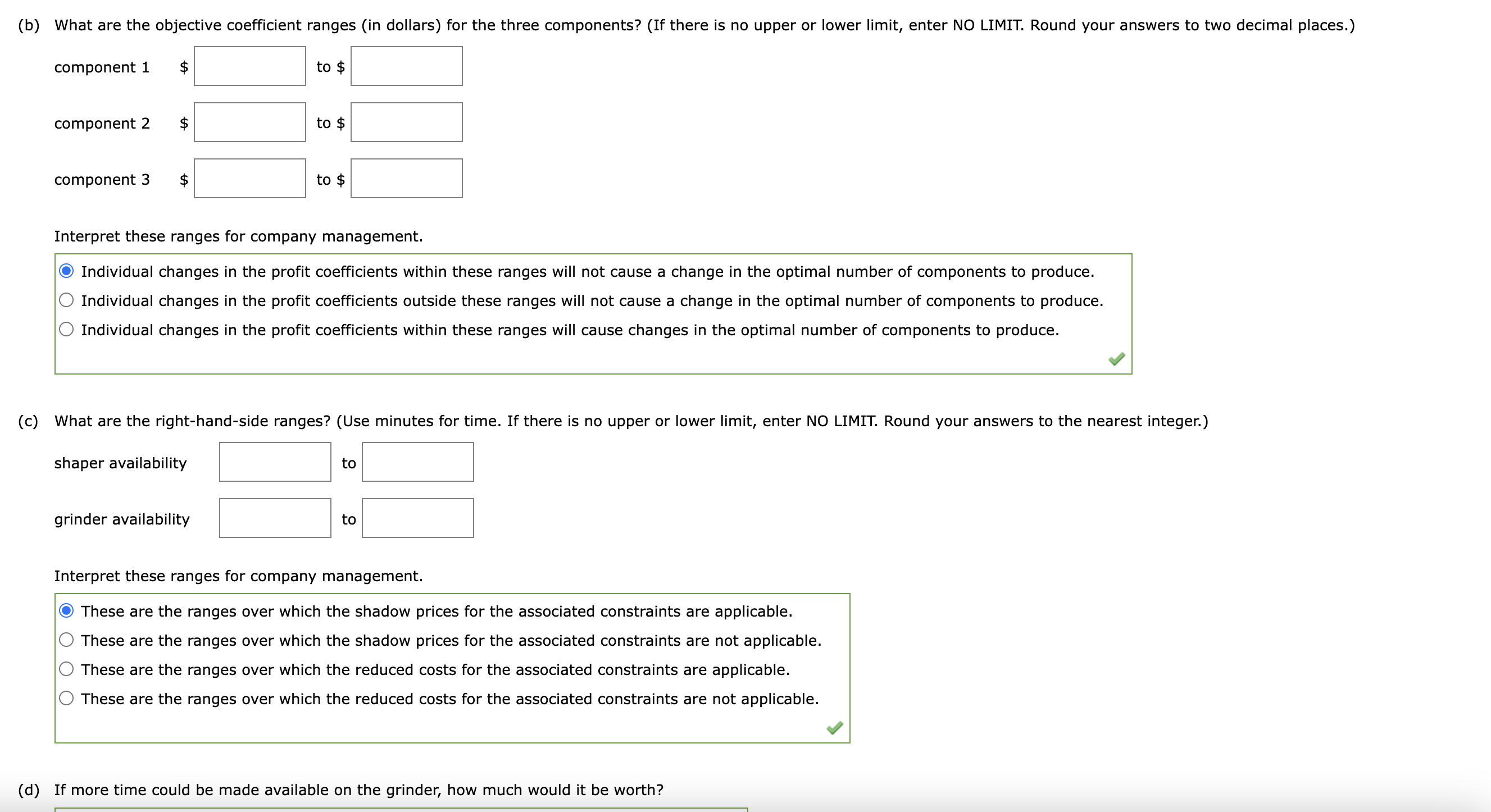 component 1 to component 2 to component 3 to