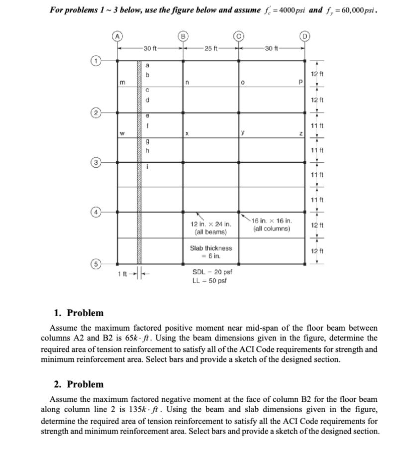 For problems 1∼3 below, use the figure below and | Chegg.com