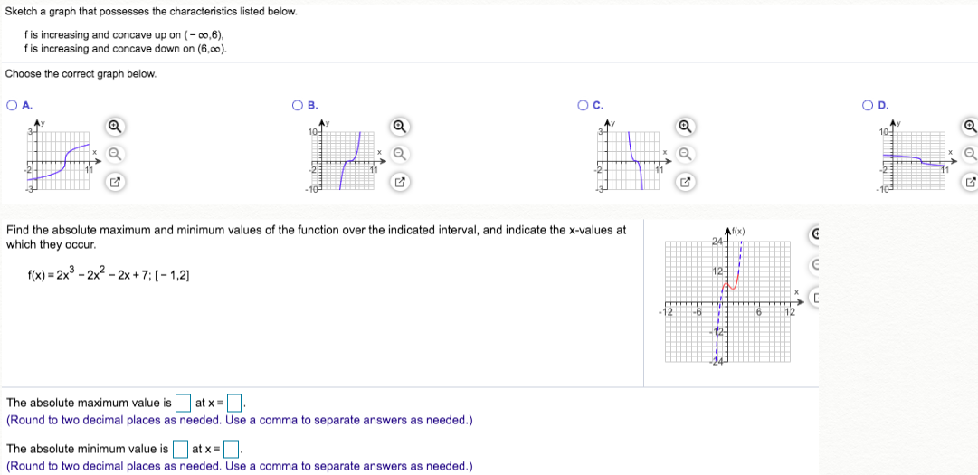 Solved Sketch A Graph That Possesses The Characteristics 