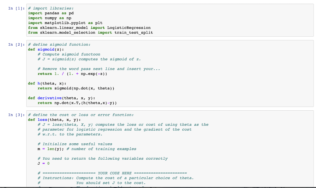 Solved In [1]: * import libraries: import pandas as pd | Chegg.com