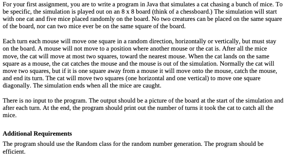 Solved For your first assignment, you are to write a program | Chegg.com