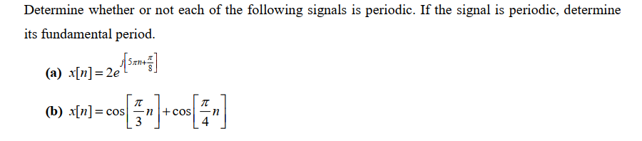 Solved Determine whether or not each of the following | Chegg.com