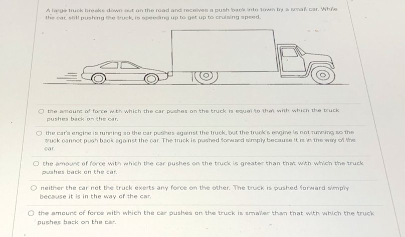 Solved A largo truck breaks down out on the road and | Chegg.com