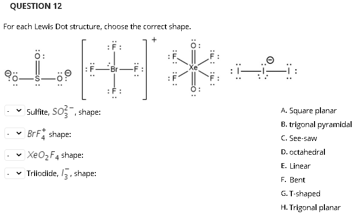 square planar lewis structure