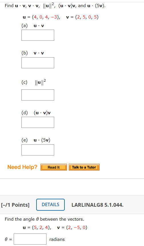 Solved Find U V V V 2 U V V And U 5v V Chegg Com