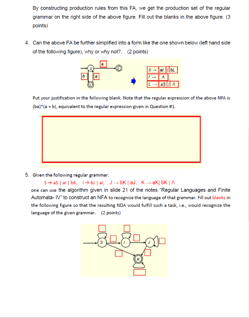 Solved 1. Given The Following Regular Expression Over The | Chegg.com