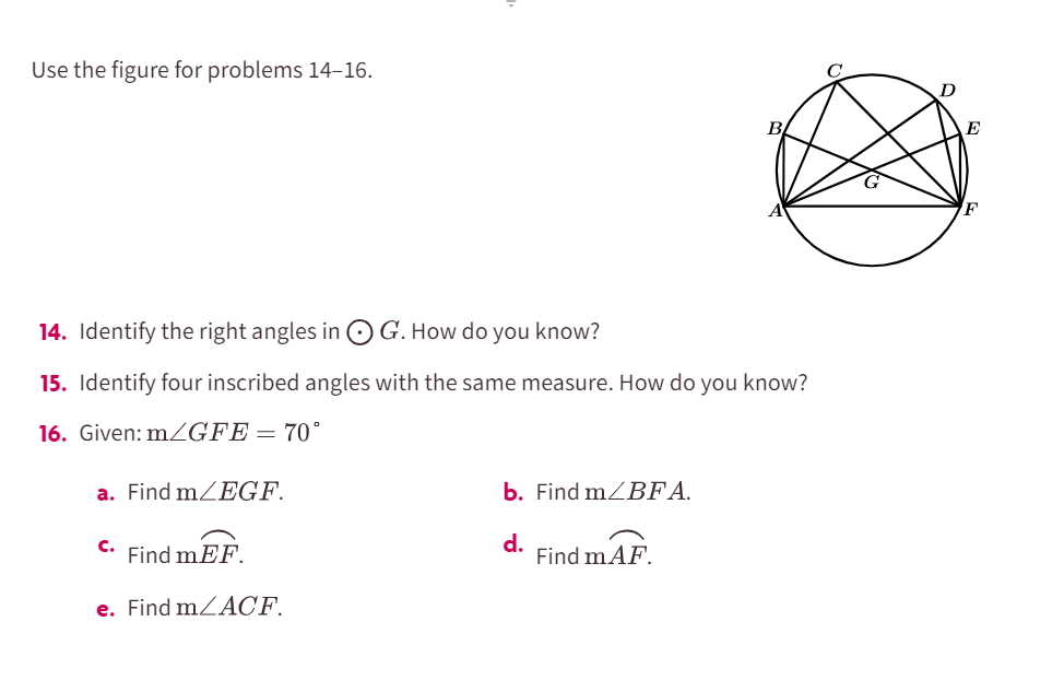 Solved Use The Figure For Problems 14−16. 14. Identify The | Chegg.com