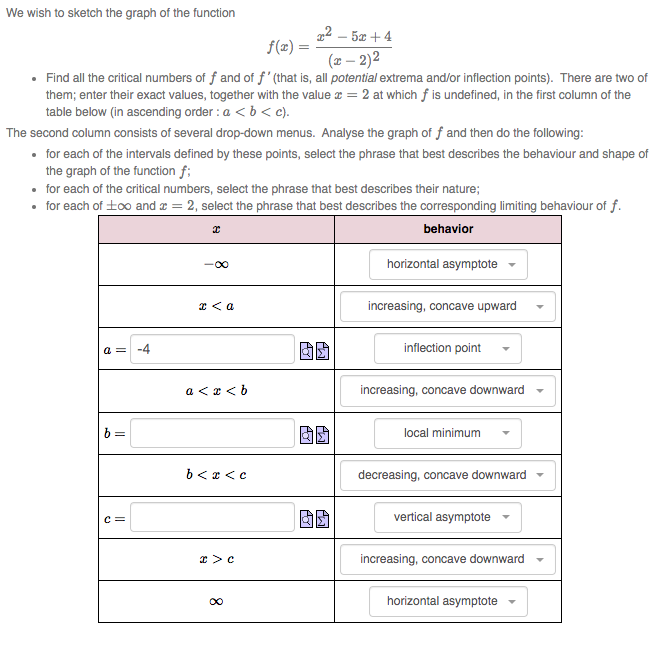 Solved We wish to sketch the graph of the function | Chegg.com