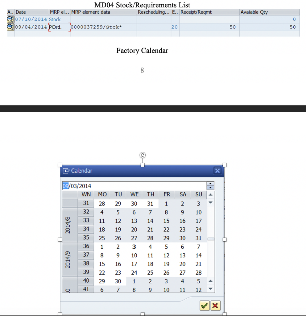 Calculate Basic Scheduling Dates Opening Date Order Chegg Com