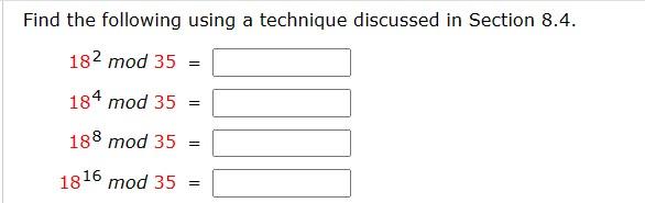 Solved Find the following using a technique discussed in | Chegg.com