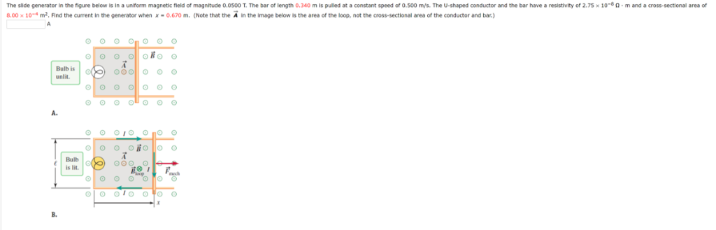 Solved The slide generator in the figure below is in a | Chegg.com