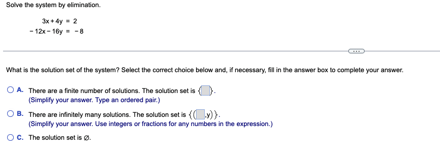 Solved Solve The System By | Chegg.com