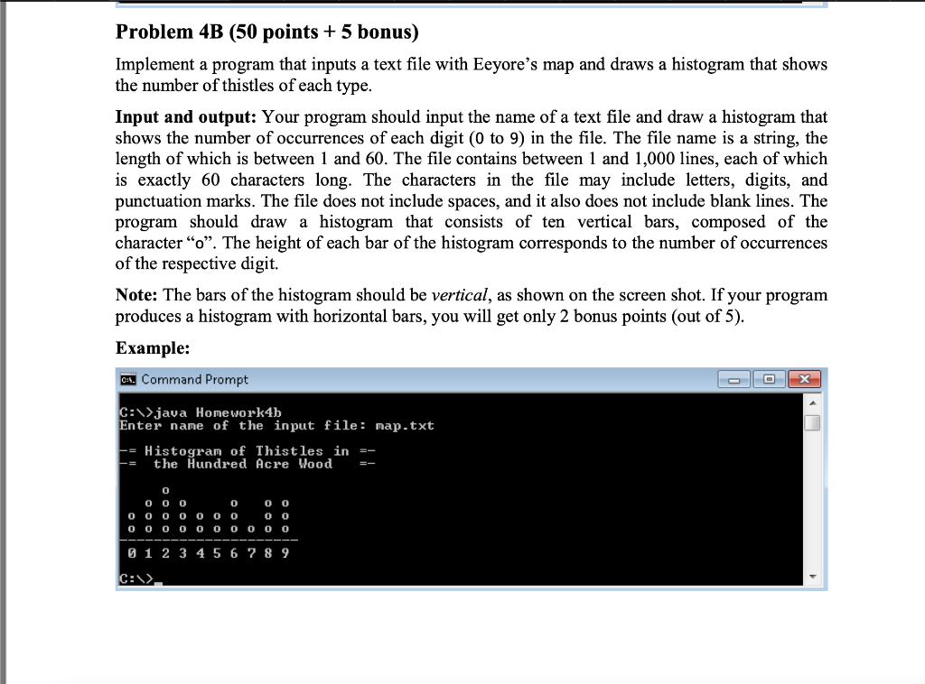 Solved Problem 4A (50 points) Implement a program that | Chegg.com