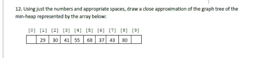 Solved 12. Using just the numbers and appropriate spaces, | Chegg.com