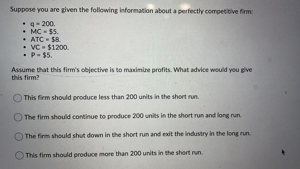 Solved Suppose you are given the following information about | Chegg.com