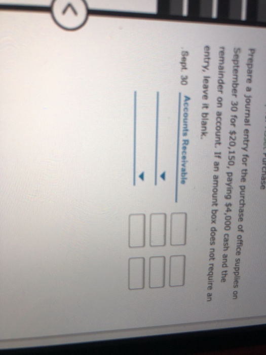 Solved Prepare a journal entry for the purchase of office