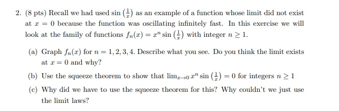 Solved 2. (8 pts) Recall we had used sin (1) as an example | Chegg.com