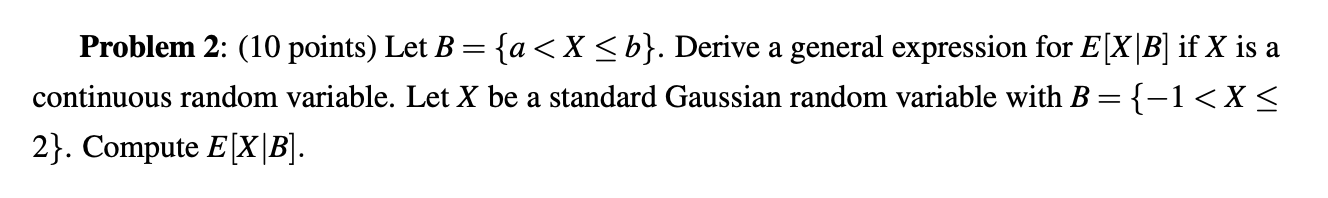 Solved Problem 2: (10 points) Let B={a
