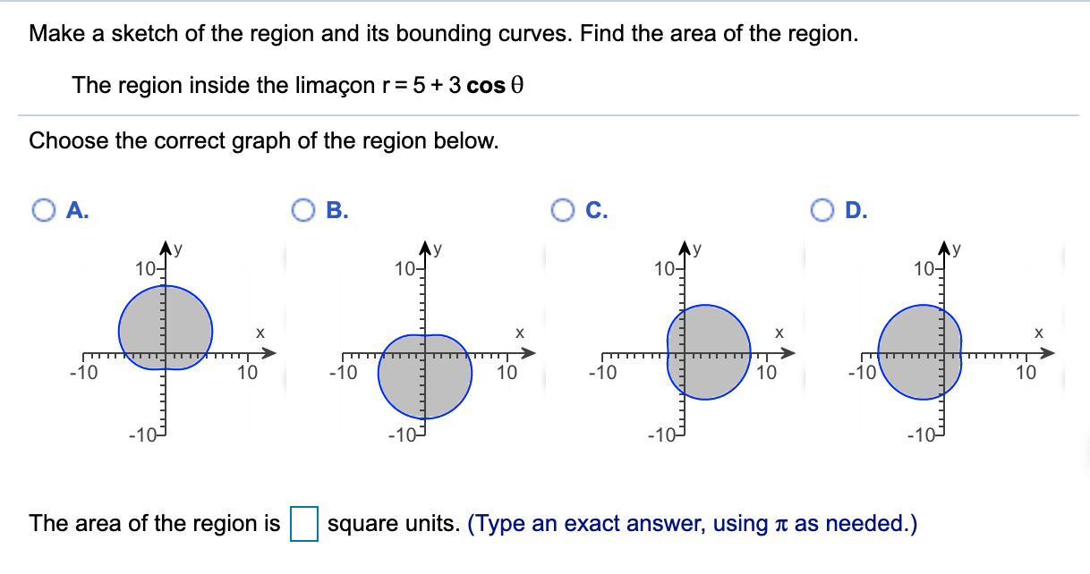 Solved Make a sketch of the region and its bounding curves. | Chegg.com