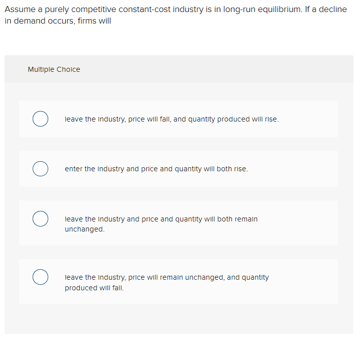 solved-assume-a-purely-competitive-constant-cost-industry-is-chegg