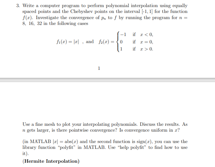 Solved 3. Write a computer program to perform polynomial | Chegg.com