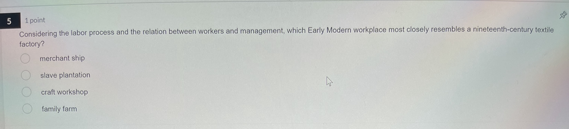 1 point Considering the labor process and the | Chegg.com