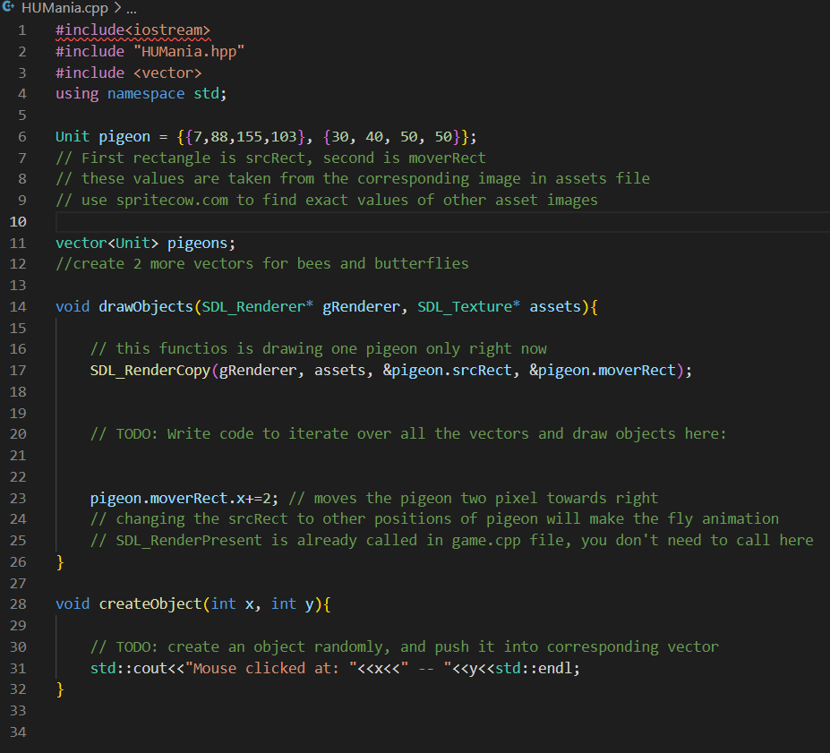 The language is C++ and the instructions are provided | Chegg.com