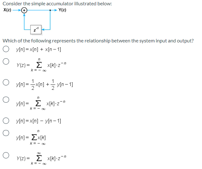 Solved Consider the simple accumulator illustrated below: | Chegg.com