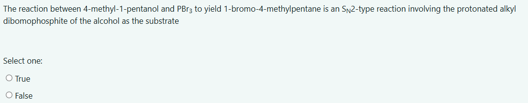 Solved The Reaction Between Methyl Pentanol And Chegg Com