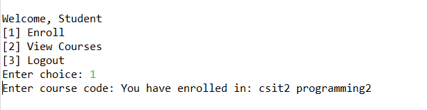 Solved I'm posting again. Java code about Enrollment | Chegg.com