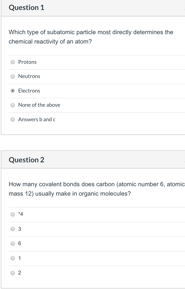 which subatomic particle determines the chemical identity of an atom
