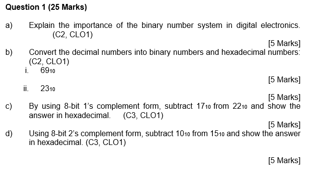 explain the importance of binary number system in computer