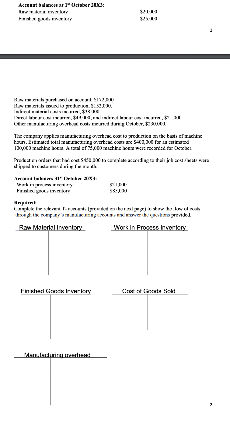 Solved Raw materials purchased on account, \\( \\ 172,000
