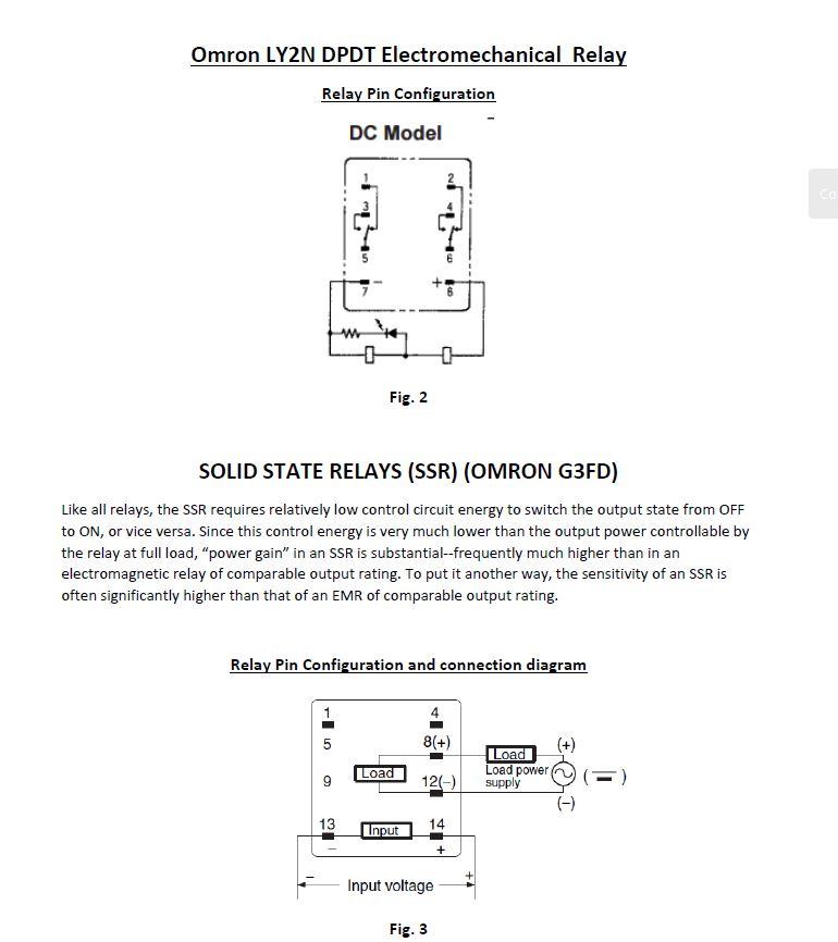 Solved Omron LY2N DPDT Electromechanical Relay Relay Pin | Chegg.com