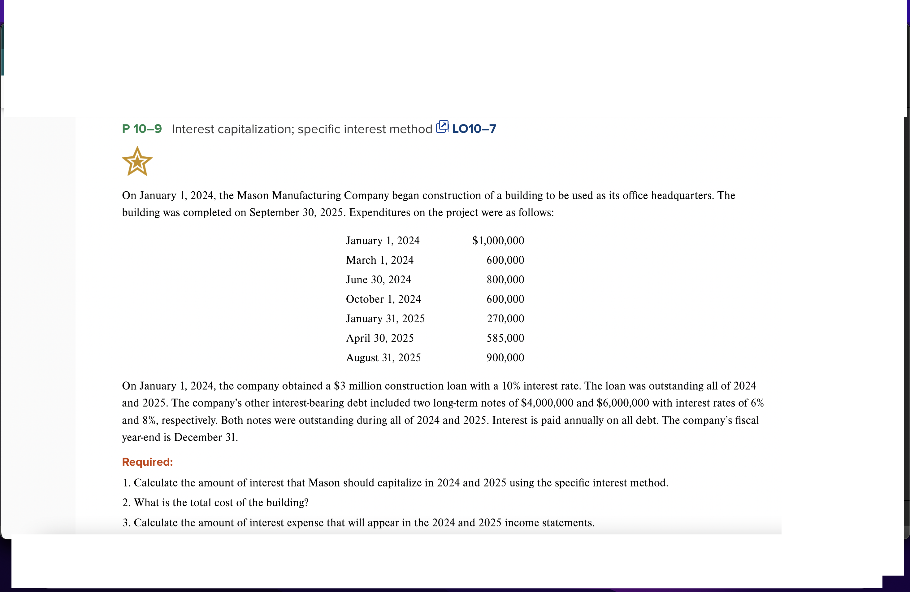 solved-p-10-9-interest-capitalization-specific-interest-chegg