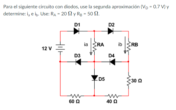 Nuestra compañía lanzador Coherente Solved Para el siguiente circuito con diodos, use la | Chegg.com