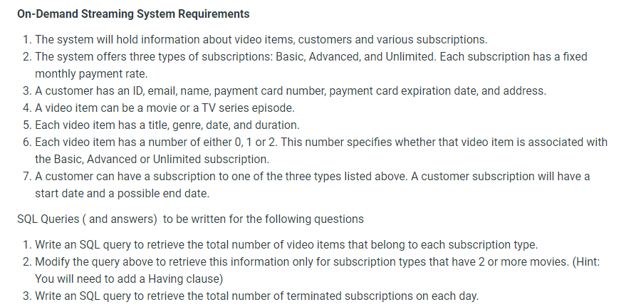 Solved 1. Read the scenario, construct an ORM diagram 2. | Chegg.com