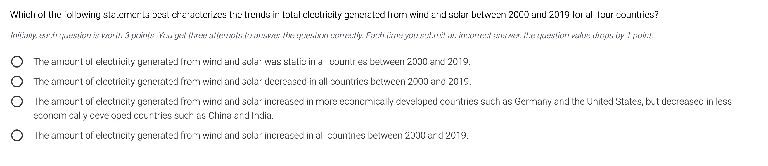 Solved Which of the following statements best characterizes | Chegg.com