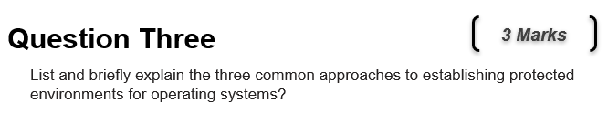Solved List and briefly explain the three common approaches | Chegg.com