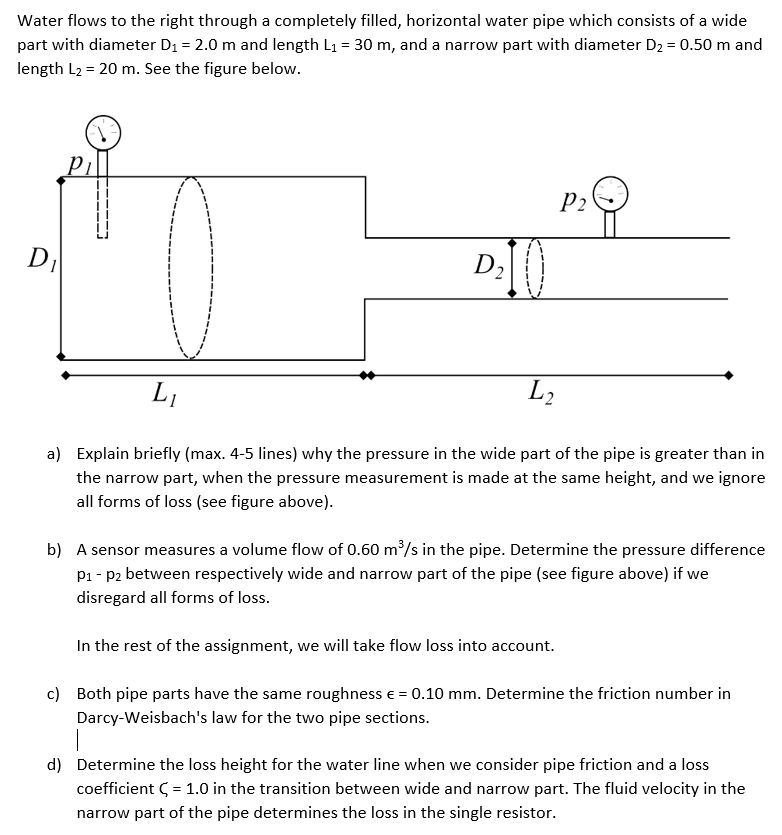 solved-water-flows-to-the-right-through-a-completely-filled-chegg