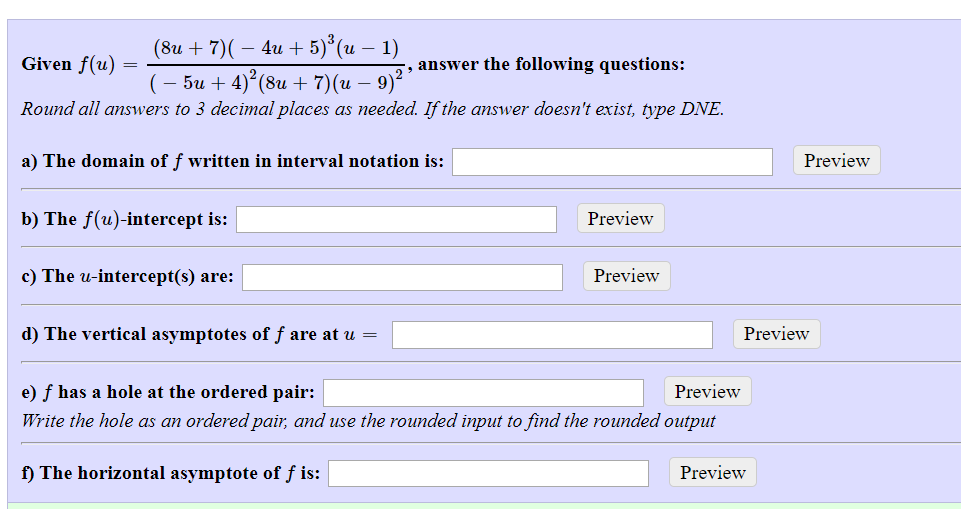 Solved 8u 7 4u 5 º U 1 Given F U 5 Answer Chegg Com