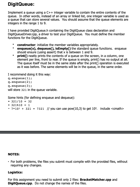 Solved Bracket Matcher, Using A Stack: Given A Text File, | Chegg.com