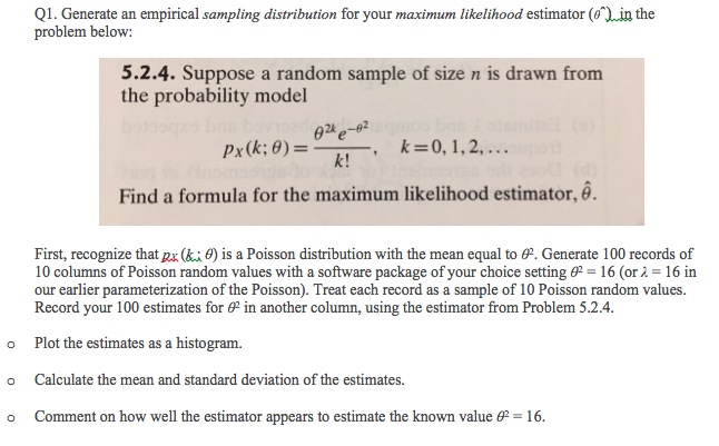 Solved problem below: 5.2.4. Suppose a random sample of size | Chegg.com