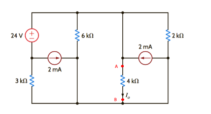 In the circuit below, use Thevenin’s theorem to find | Chegg.com