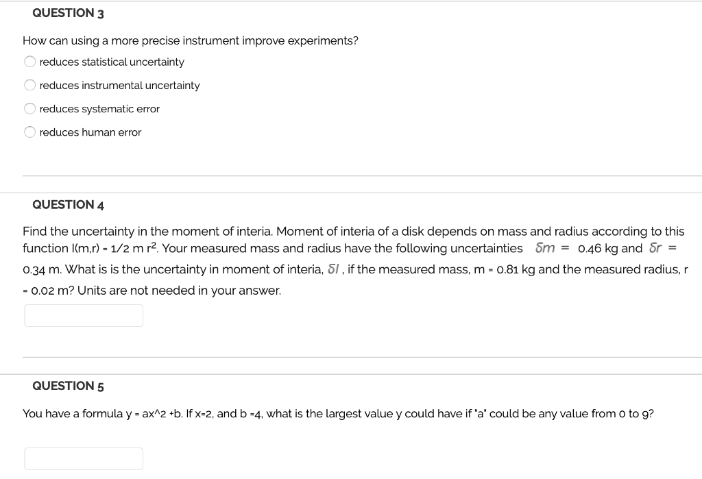 Solved QUESTION 1 What is the standard error on the sample | Chegg.com