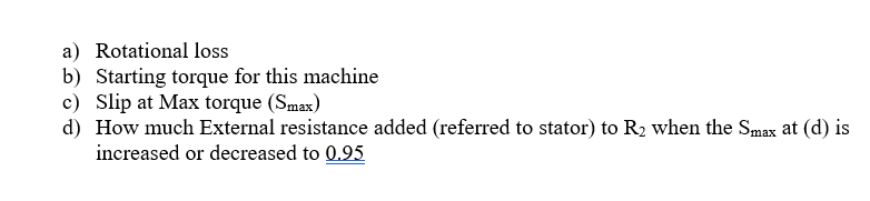 Solved Problem 2 [20] The Results Of No Load And Blocked | Chegg.com