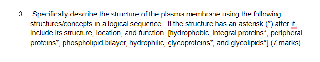 Solved 3. Specifically describe the structure of the plasma | Chegg.com