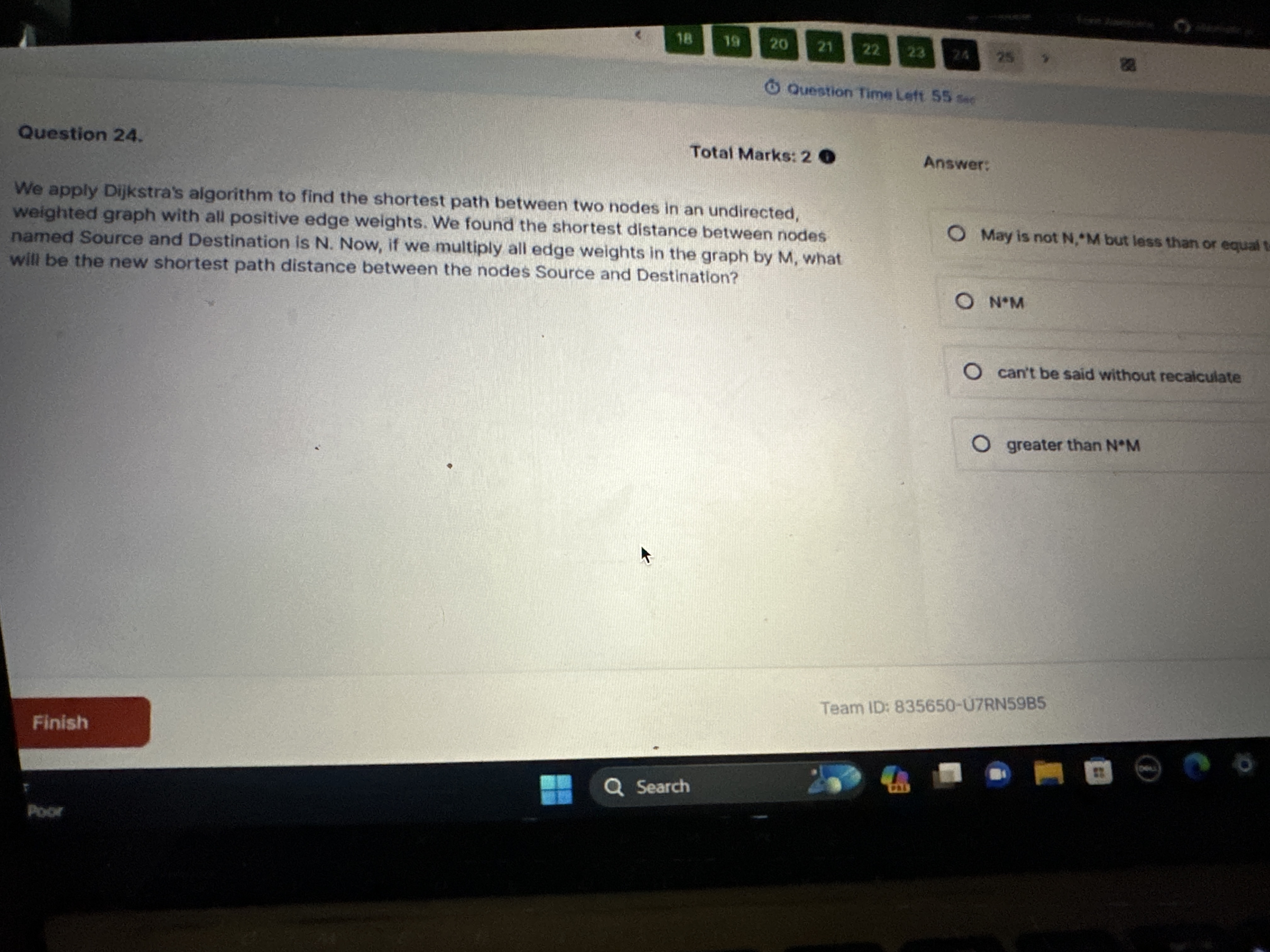 Solved Question 24.We apply Dijkstra's algorithm to find the | Chegg.com