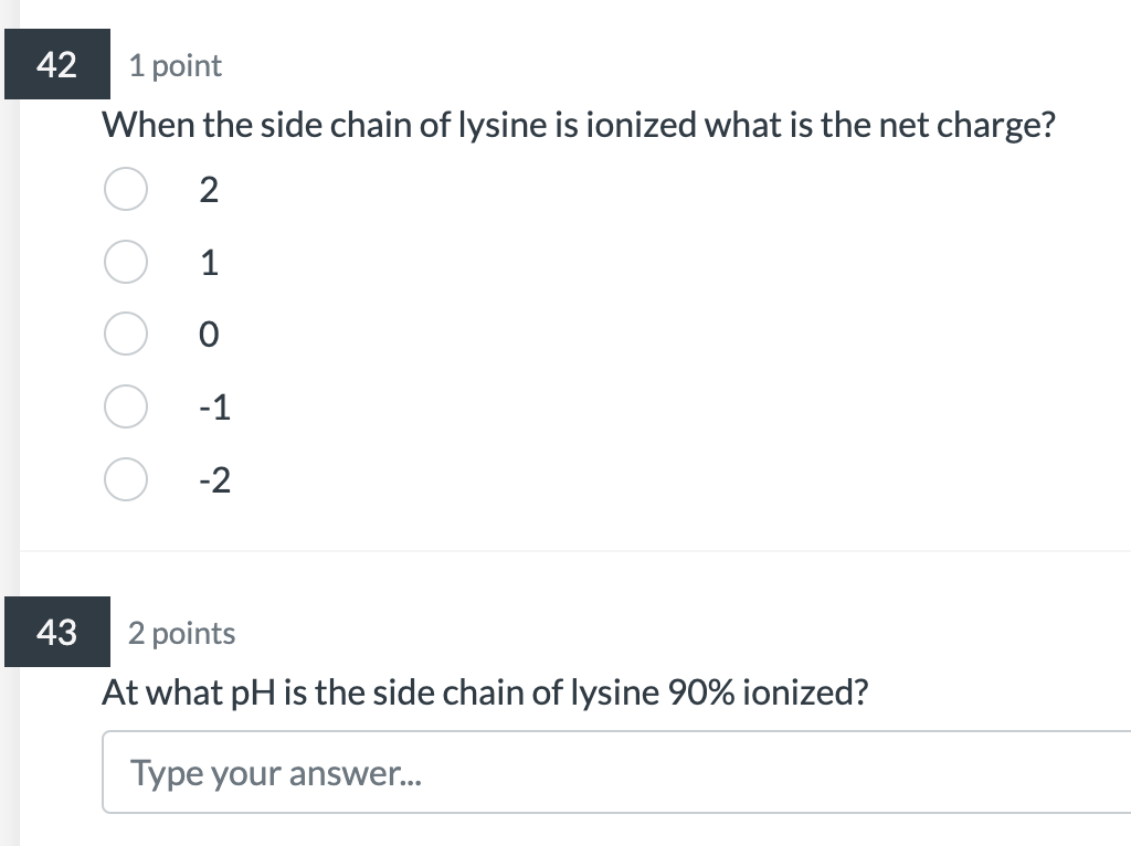 Solved Draw the side chain of lysine in the conjugate